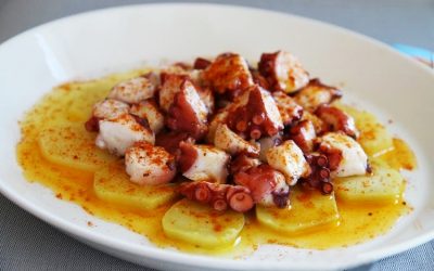 Pulpo a la gallega o afeira