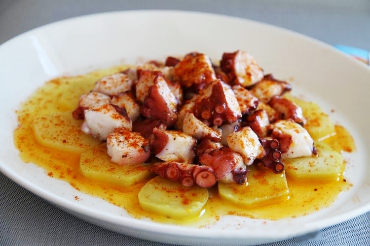 Pulpo a la gallega o afeira