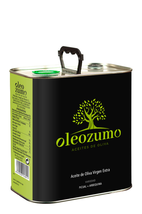 Aceite de Oliva Virgen Exta - Oleozumo -Orozumo - Lata 2.5L