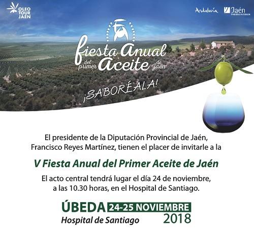 V FIESTA ANUAL DEL PRIMER ACEITE DE JAÉN