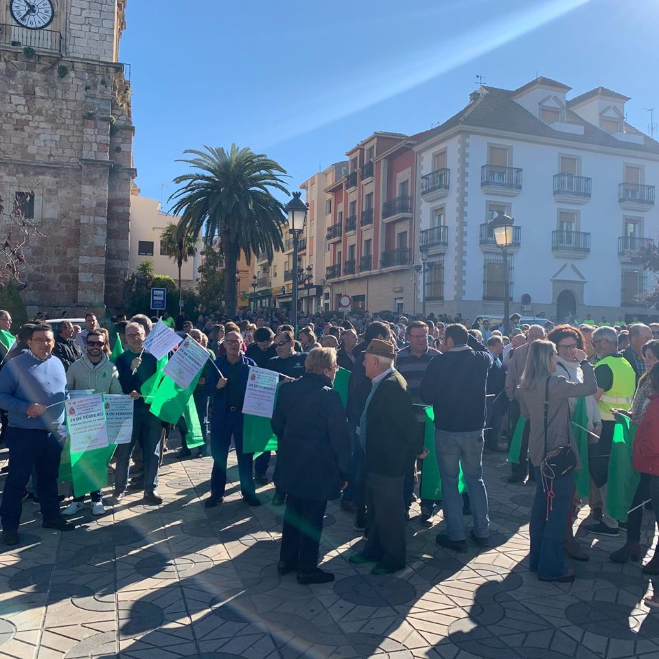 Manifestación por unos precios justos para el aceite de oliva